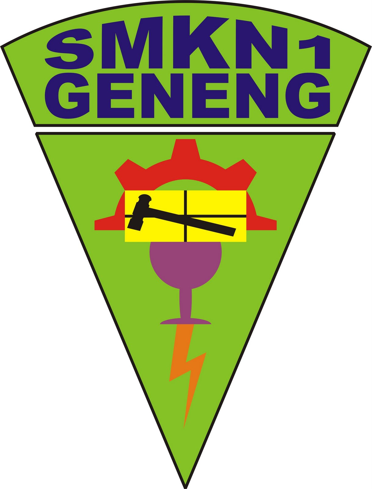 LOGO SMK nEGERI 1 GENENG ISO 9001-2008